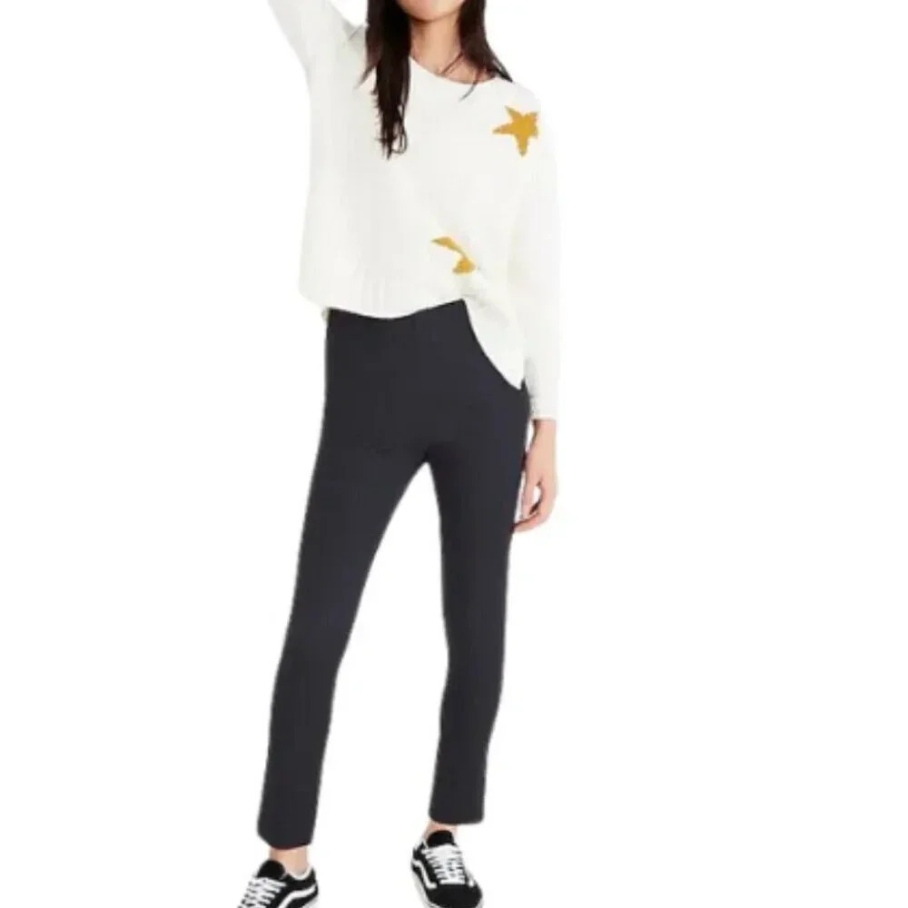 Madewell Womens 28 Fraser Slim Pants In Black